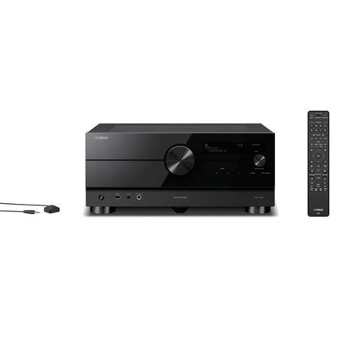 Yamaha RXA4A | Récepteur AV cinéma maison 7.2 - Série Aventage - HDMI 8K - MusicCast - HDR10+ - 100W à 7.2 canaux - Zone 2 - Noir-Sonxplus Sorel