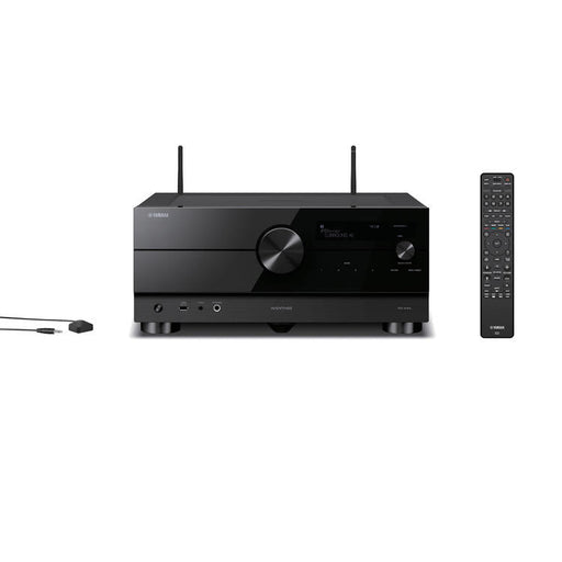 Yamaha RXA4A | Récepteur AV cinéma maison 7.2 - Série Aventage - HDMI 8K - MusicCast - HDR10+ - 100W à 7.2 canaux - Zone 2 - Noir-Sonxplus Sorel