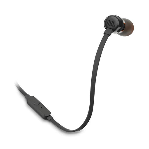 JBL Tune 110 | Écouteurs filaire intra-auriculaires - Avec télécommande 1 bouton - Microphone - Noir-Sonxplus Sorel