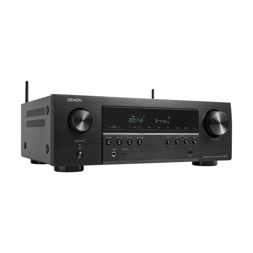 Denon AVRS660H | Récepteur AV 5.2 canaux - Cinéma maison - 8K - HEOS intégré - Commande vocale - 75 W / Canal - Noir-Sonxplus Sorel