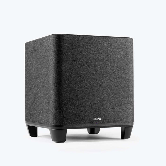 Denon Home Sub | Caisson de graves 8" - Sans fil - HEOS intégré - Connexion Wifi - Compatible avec barre de son et haut-parleurs Denon Home - Noir-Sonxplus Sorel