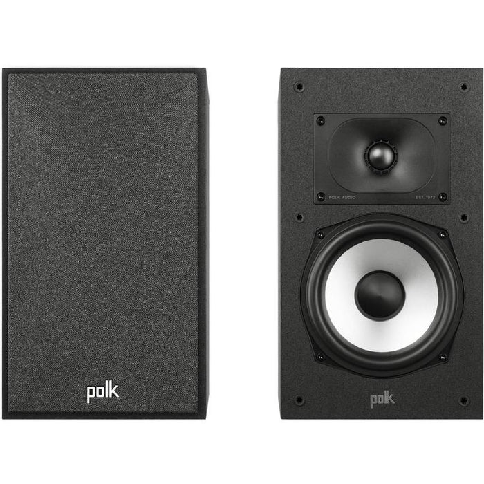 Polk Monitor XT20 | Ensemble d'Haut-parleurs de bibliothèque - Certifié Hi-Res Audio - Compact - Noir - Paire-Sonxplus Sorel
