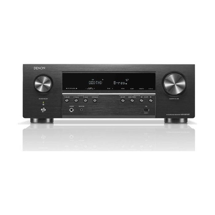 Denon AVRS570BT | Récepteur AV 5.2 canaux - Cinéma maison - 8K - Bluetooth - Noir-Sonxplus Sorel