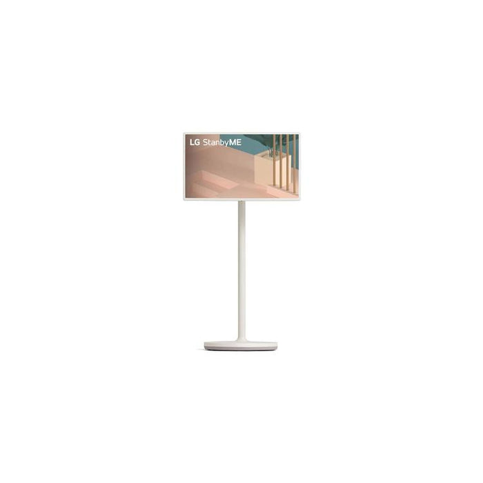 LG StanbyME - 27ART10AKPL | Téléviseur intelligent 27" DEL - 4K FHD - Sur support - Sans fil - Tactile - Rotation complète - Batterie intégrée-Sonxplus Sorel