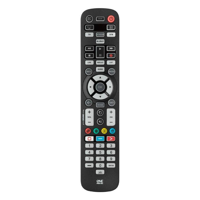 One for All URC3640R | Télécommande universelle pour téléviseur - Série Essential - Pour 4 appareils-Sonxplus Sorel