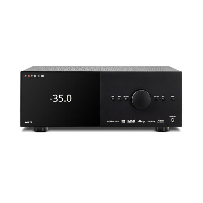 Anthem AVM 70 8K | Préamplificateur A/V - 15.2 canaux - Processeur vidéo - Noir.