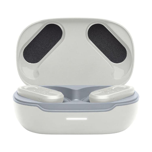 JBL Endurance Peak III | Écouteurs Sport intra-auriculaires - 100% Sans fil - Étanche - Conception Powerhook - Blanc-Sonxplus Sorel