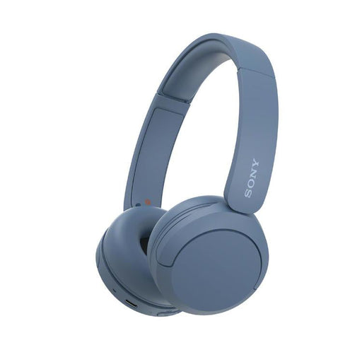 Sony WH-CH520 | Écouteurs supra-auriculaires - Sans fil - Bluetooth - Jusqu'à 50 heures d'autonomie - Bleu-Sonxplus Sorel