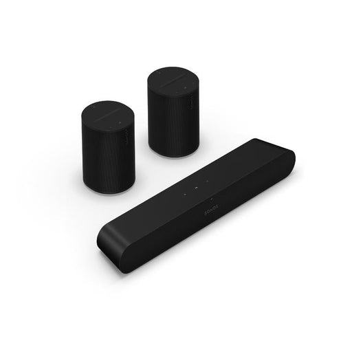 Sonos | Ensemble ambiophonique avec Ray - Ray + 2x Era 100 - Noir-Sonxplus Sorel