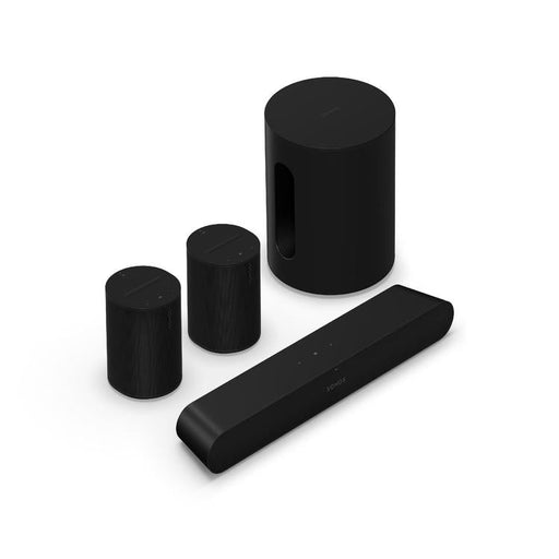 Sonos | Ensemble immersif avec Ray - Sub Mini - 2 x Era 100 - Noir-Sonxplus Sorel