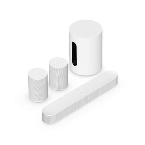 Sonos | Ensemble immersif avec Beam - Sub Mini - Era 100 - Blanc-Sonxplus Sorel