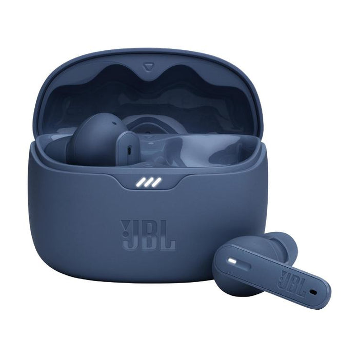 JBL Tune Beam | Écouteurs intra-auriculaires - 100% Sans fil - Bluetooth - Smart Ambient - Conception Stick-open - Bleu-Sonxplus Sorel