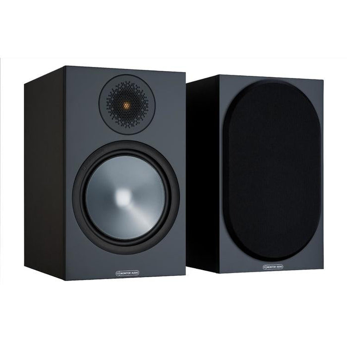 Monitor Audio Bronze 100 | Haut-parleurs de Bibliothèque - 2 voies - 100W - Série Bronze - Paire - Noir-Sonxplus Sorel