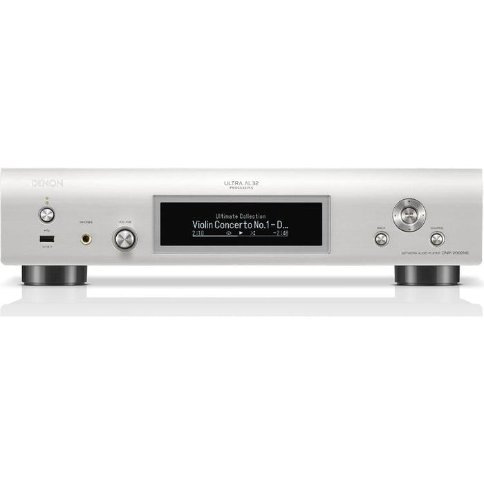 Denon DNP-2000NE | Lecteur réseau haute résolution - HEOS intégré - Wi-fi - Argent-Sonxplus Sorel
