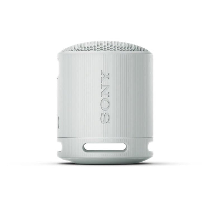 Sony SRS-XB100 | Haut-parleur portatif - Sans fil - Bluetooth - IP67 - Gris clair-Sonxplus Sorel