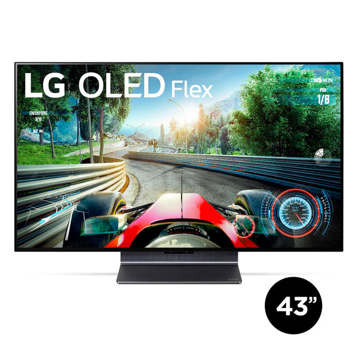 LG 42LX3QPUA | Téléviseur intelligent 42" - 4K OLED - Web OS - Série Flex - Noir-Sonxplus Sorel