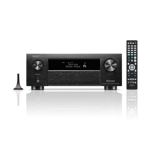 Denon AVRX4800H & HOME250 | Récepteur AV 9.4 canaux et haut-parleur sans-fil - 8K - Auro 3D - Cinéma maison - HEOS - Noir-Sonxplus Sorel