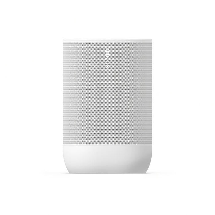 Sonos Move 2 | Haut-parleur sans fil - Stéréo - Commande Vocale - Jusqu'à 24 heures d'autonomies - Blanc-Sonxplus Sorel