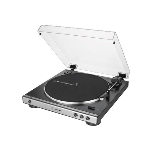 Audio-Technica AT-LP60X-GM | Table tournante Stéréo - Entraînement par courroie - Entièrement automatique - Métal Gun-Sonxplus Sorel