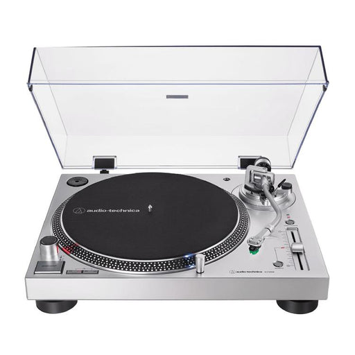 Audio-Technica AT-LP120XUSB-SV | Table tournante - Entraînement direct - Analogique et USB - Argent-Sonxplus Sorel