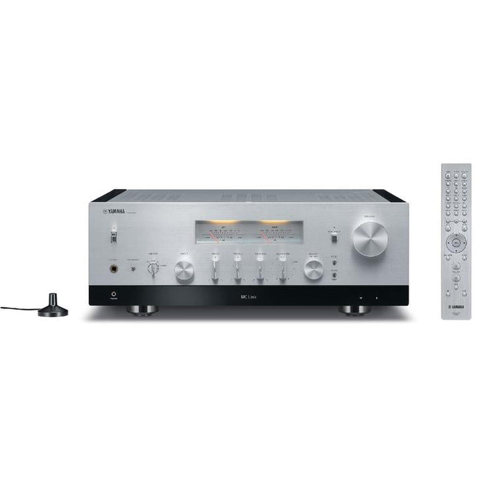 Yamaha RN2000A | Récepteur réseau hi-fi stéréo avec MusicCast - 120 W + 120 W - Airplay - Argent-Sonxplus Sorel
