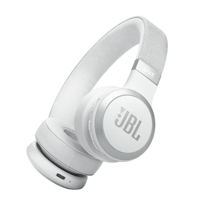 JBL Live 670NC | Écouteurs circum-auriculaires - Sans fil - Bluetooth - Blanc-Sonxplus Sorel