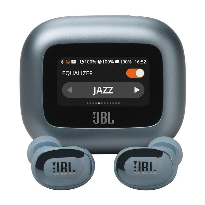 JBL Live Buds 3 | Écouteurs intra-auriculaires - Écran tactile LED 1,45" - Bluetooth - Bleu-Sonxplus Sorel
