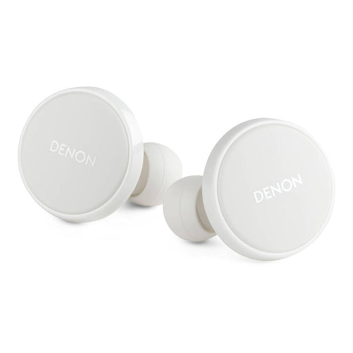 Denon PERL PRO | Écouteurs intra-auriculaires - Sans fil - Bluetooth - Technologie Masimo Adaptive Acoustic - Blanc-Sonxplus Sorel