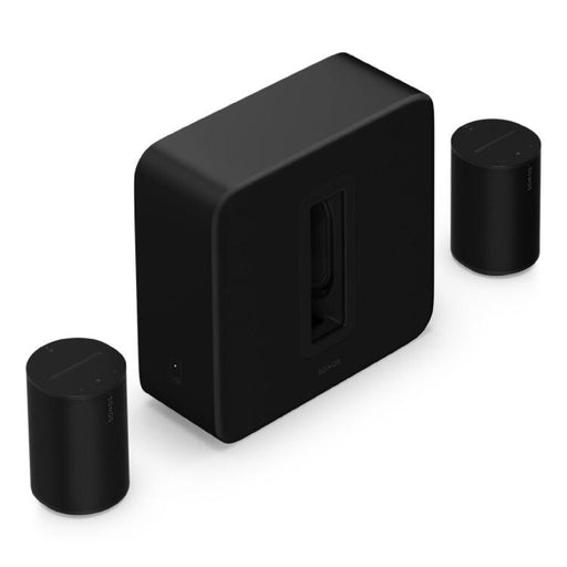 Sonos | Ensemble complémentaire haut de gamme pour cinéma maison - Sub 4 + 2 Era 100 - Noir-Sonxplus Sorel