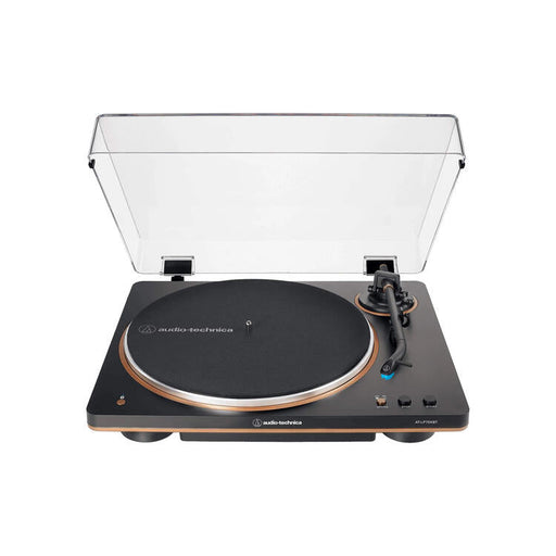 Audio-Technica AT-LP70XBTBZ | Table tournante Stéréo - Sans fil - Bluetooth - Entraînement par courroie - Entièrement automatique - Noir/Bronze-Sonxplus Sorel