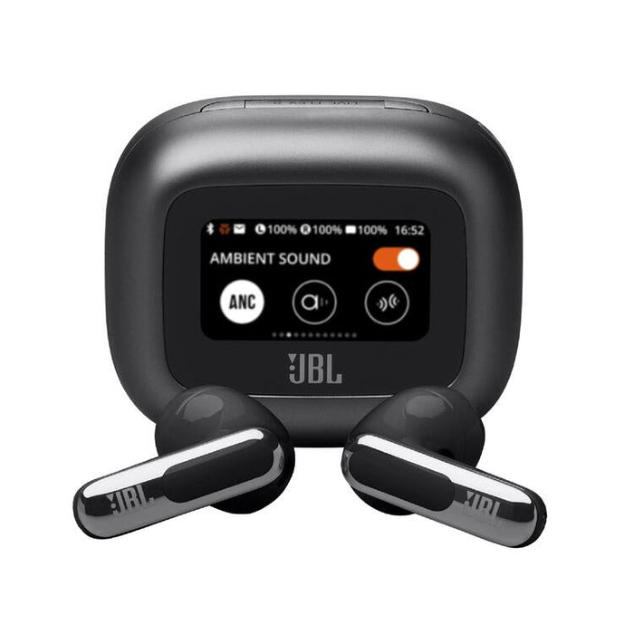 JBL Live Flex 3 | Écouteurs intra-auriculaire - Sans fil - Réduction de bruit - Écran tactile 1,45" - Noir | Sonxplus Sorel