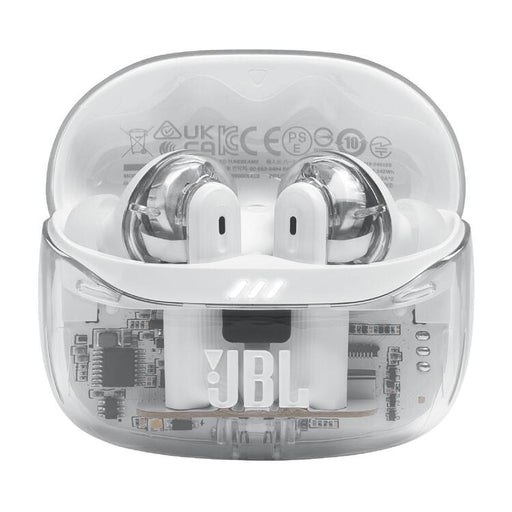 JBL Tune Beam 2 | Écouteurs intra-auriculaires - 100% Sans fil - Bluetooth - Smart Ambient - 6 Microphones - Blanc Fantôme | Sonxplus Sorel