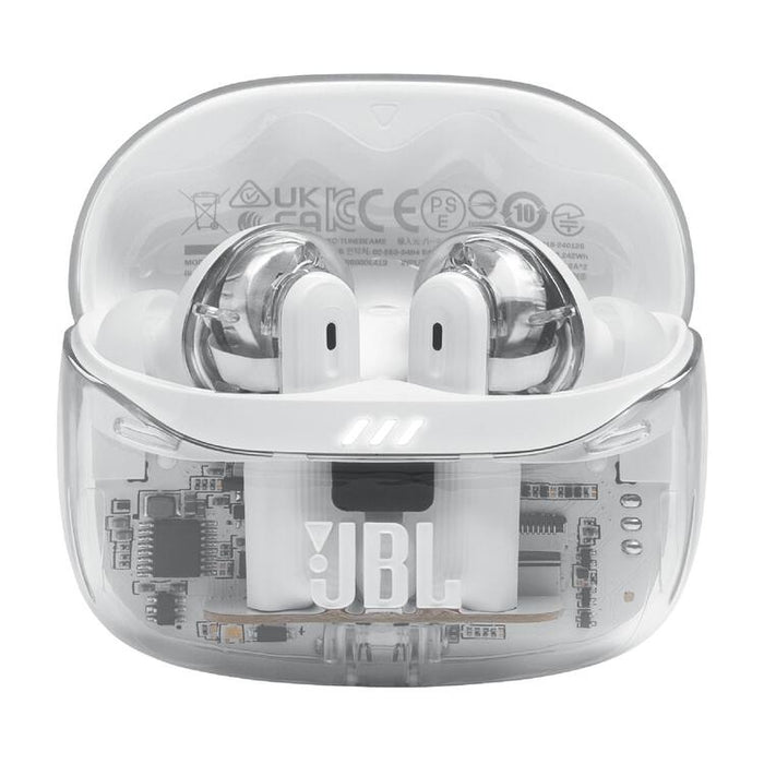 JBL Tune Beam 2 | Écouteurs intra-auriculaires - 100% Sans fil - Bluetooth - Smart Ambient - 6 Microphones - Blanc Fantôme | Sonxplus Sorel