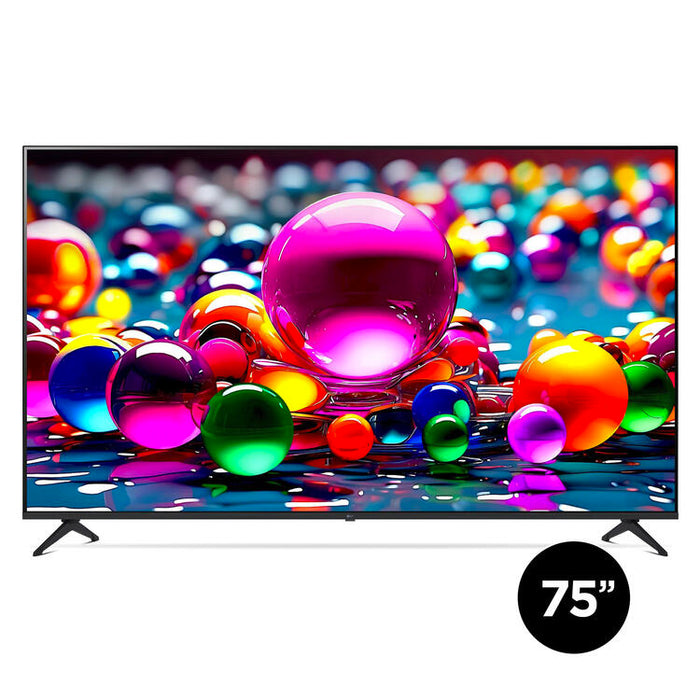 LG 75UA7700PUA | Téléviseur 75" - 4K Ultra HD - DEL - Série UA7700 - HDR - Smart WebOS - 60 Hz natif - Processeur IA a7 Gen8 4K - Noir | Sonxplus Sorel