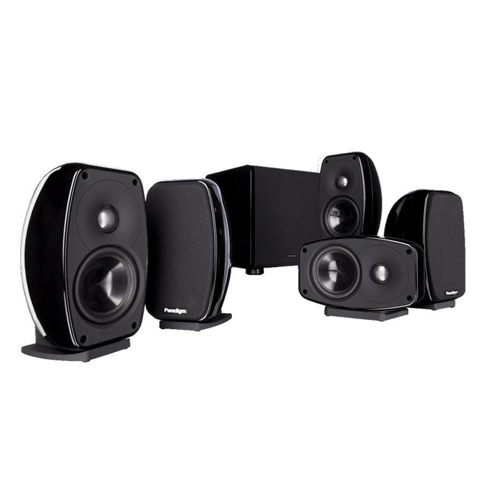 Paradigm Cinema 100 CT | Ensemble de Haut-Parleurs 5.1 canaux - 100 W RMS - Noir lustré-Sonxplus Sorel