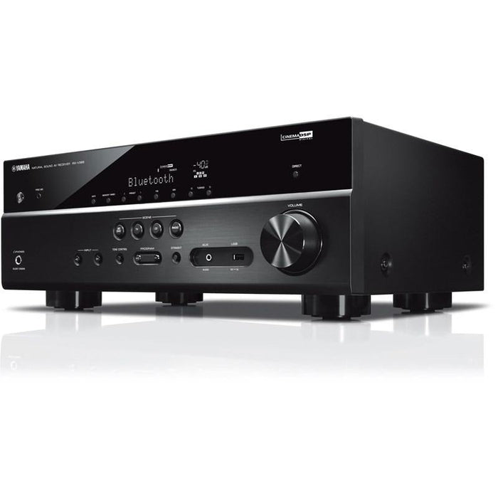 Yamaha RXV385B | Récepteur AV cinéma maison 5.1 Canaux - Bluetooth - 4K - 70W - HDMI - YPAO - Noir-Sonxplus Sorel