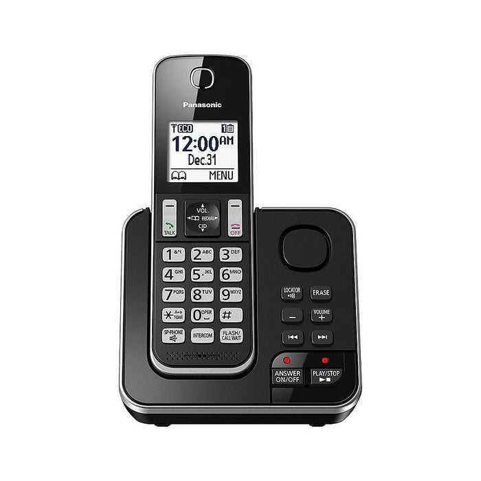 Panasonic KX-TGD390B | Téléphone sans fil - 1 combiné - Répondeur - Noir-Sonxplus Sorel