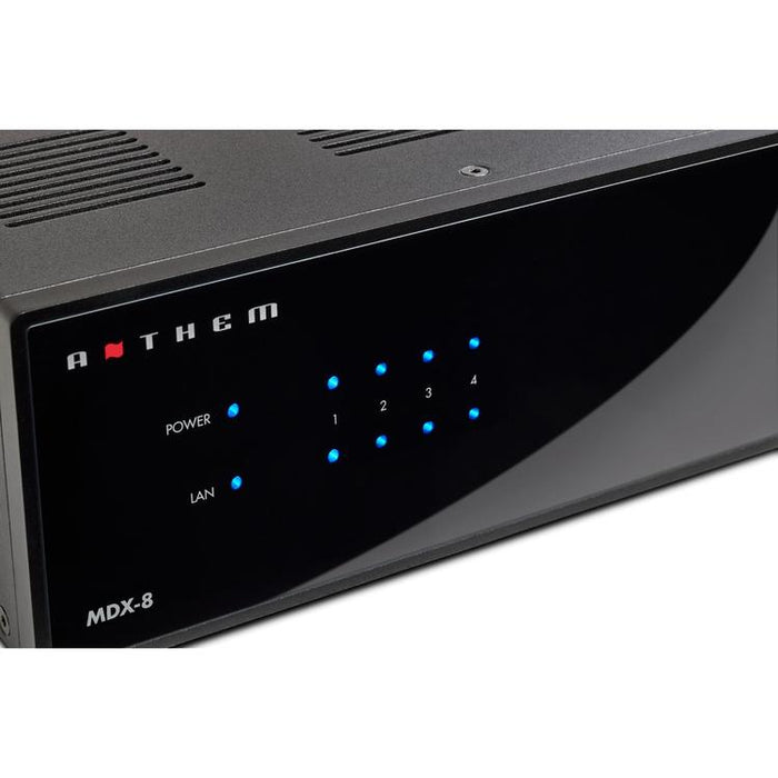 Anthem MDX8 | Amplificateur 8 canaux 4 zones et plus - Noir-Sonxplus Sorel