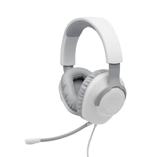 JBL Quantum 100 | Casque de jeu filaire circum-auriculaire - Blanc-Sonxplus Sorel