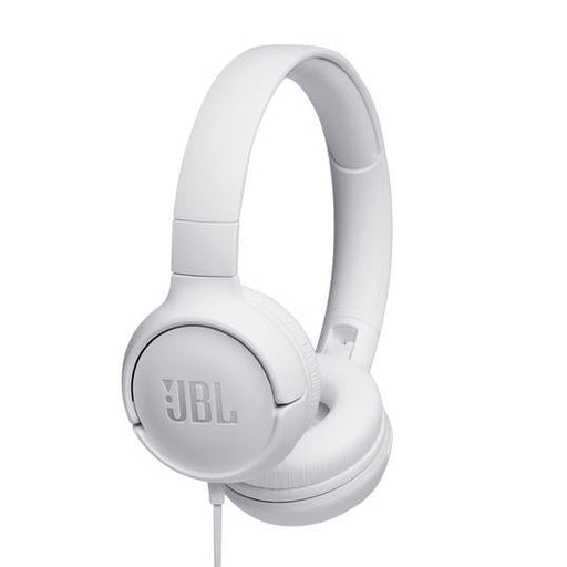 JBL Tune 500 | Écouteurs filaire supra-auriculaires - Blanc-Sonxplus Sorel