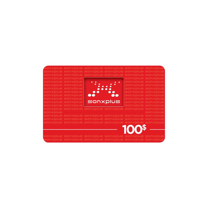 Carte cadeau 100 $-Sonxplus Sorel