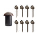 Paradigm Garden Oasis Essentials System | Ensemble d'Haut-parleurs Extérieur - 8 Haut-parleurs - 1 Caisson de grave - Bronze-Sonxplus Sorel