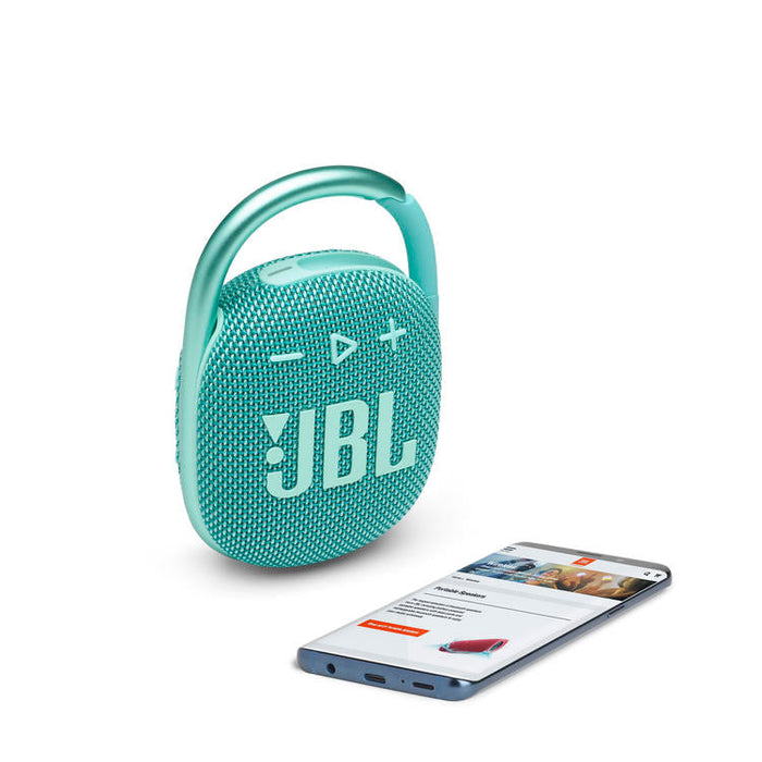 JBL Clip 4 | Haut-parleur Ultra-portable - Bluetooth - Imperméable - Autonomie 10 Heures - Sarcelle-Sonxplus Sorel