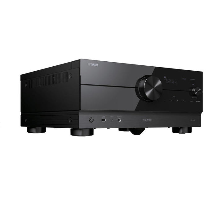 Yamaha RXA4A | Récepteur AV cinéma maison 7.2 - Série Aventage - HDMI 8K - MusicCast - HDR10+ - 100W à 7.2 canaux - Zone 2 - Noir-Sonxplus Sorel