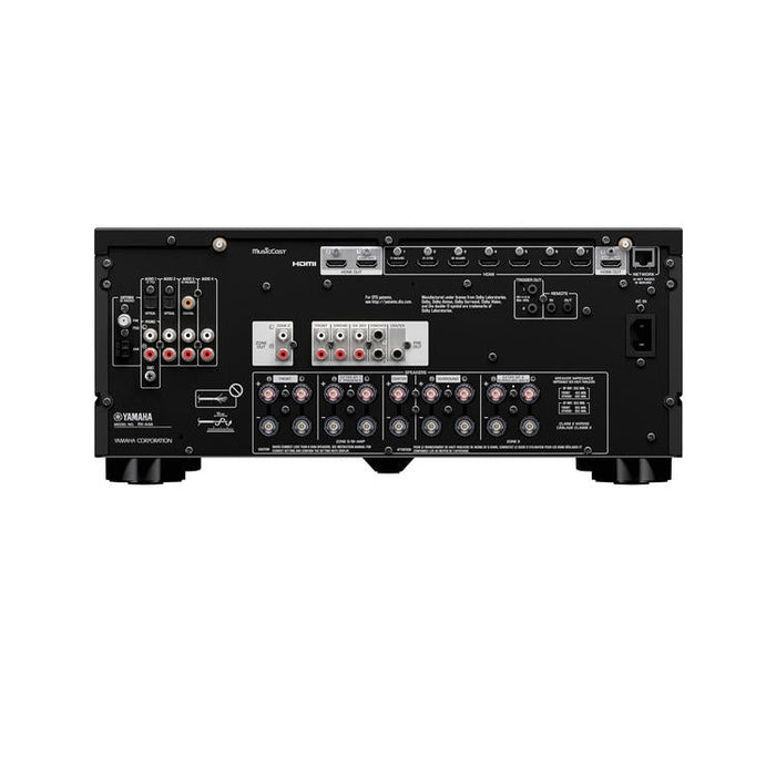 Yamaha RXA4A | Récepteur AV cinéma maison 7.2 - Série Aventage - HDMI 8K - MusicCast - HDR10+ - 100W à 7.2 canaux - Zone 2 - Noir-Sonxplus Sorel