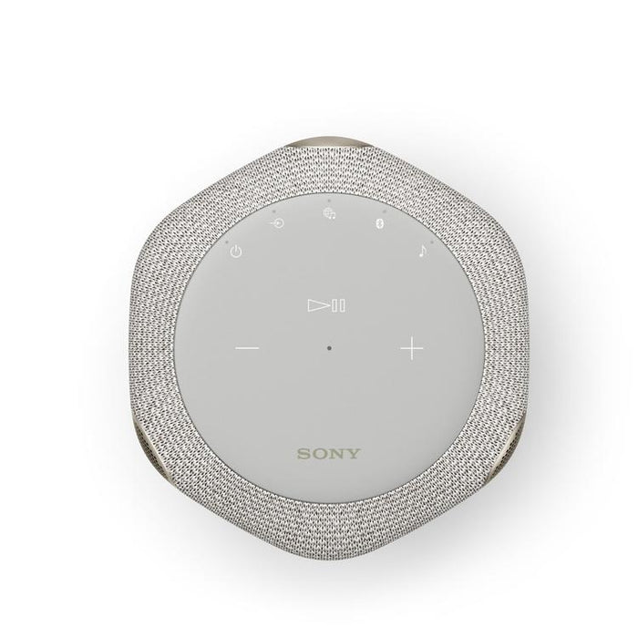Sony SRS-RA3000 | Haut-parleur portable - Bluetooth - Sans fil - Audio 360 - Commande vocale - Son ambiant enveloppant - Gris clair-Sonxplus Sorel