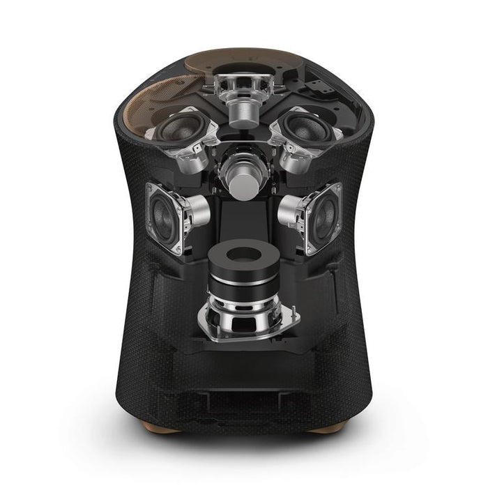 Sony SRS-RA5000 | Haut-parleur portable - Bluetooth - Sans fil - Audio 360 - 7 Haut-parleurs - Son ambiant enveloppant - Noir-Sonxplus Sorel