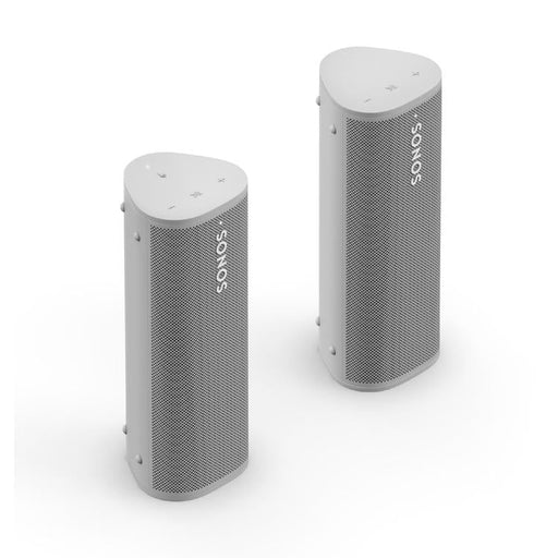 Sonos | Ensemble Aventure - 2 Haut-parleurs Roam portatifs - Bluetooth - Étanche - Blanc-Sonxplus Sorel