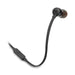 JBL Tune 110 | Écouteurs filaire intra-auriculaires - Avec télécommande 1 bouton - Microphone - Noir-Sonxplus Sorel