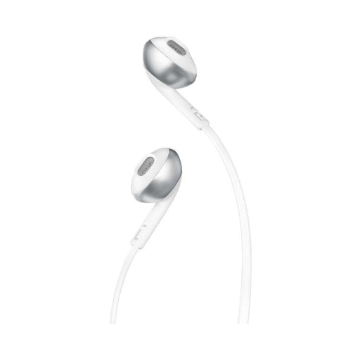 JBL Tune 205 | Écouteurs filaire intra-auriculaires - JBL Pure Bass - Microphone - Chrome-Sonxplus Sorel